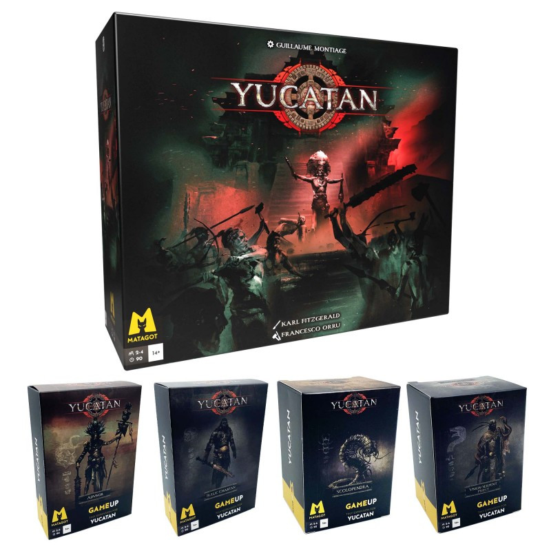 Découvrir Yucatan KS ( Jeu de base + Game UP 1 à 5) de Matagot