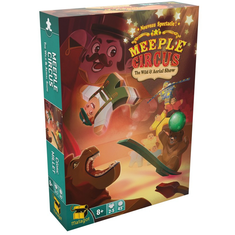 Discover Meeple Circus The Wild Animal & Aerial Show from Matagot